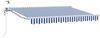vidaXL Elektrische ausziehbare Markise Blau und Weiß 2,5 x 2 m 3421237 Bild 2