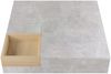 Couchtisch mit abnehmbarer Aufbewahrungsbox, Sofatisch, Kaffeetisch, Wohnzimmertisch, grau Bild 5