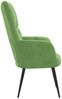 vidaXL Relaxsessel Hellgrün Samt [328076] Bild 5
