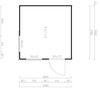 Gartenhaus Q-BIC Modern 44 A Lichtgrau Bild 3