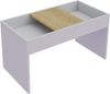 VCM Beistelltisch & Couchtisch Mantila 921077 Weiß / Honig-Eiche H. 39 x B. 71 x T. 36 cm Bild 2