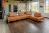KAWOLA Sofa WIOLO Ecksofa Leder cognac 83 x 240 x 350 cm Bild 2