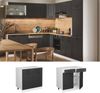 Küchenunterschrank R-Line Anthrazit Landhaus 80 cm , AP Anthrazit Vicco Bild 2
