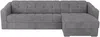 Vente-unique - DARIELO Sofa Stoff Grau - B 223 cm152 cm x H 85 cm x L 275 cm Bild 4