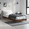 vidaXL Bettgestell ohne Matratze Räuchereiche 75x190 cm Holzwerkstoff 832210 Bild 3