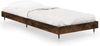 vidaXL Bettgestell ohne Matratze Räuchereiche 75x190 cm Holzwerkstoff 832210 Bild 2