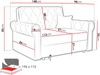 Schlafsofa Sofa Viva Roma II (Farbe: Kronos 46) Bild 5