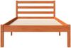vidaXL Massivholzbett ohne Matratze Wachsbraun 75x190 cm Kiefernholz 844137 Bild 4