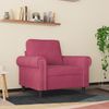 vidaXL Sessel Weinrot 60 cm Samt 359513 Bild 3