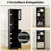 COSTWAY Badkommode, 8 Ebenen, mit 2 Schränke & verstellbare Ablage, 170,5cm Bild 3