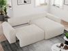 MKS Meble 'Nelson' Ecksofa mit Schlaffunktion und Bettkasten, L-form, Beige, Cord Bild 4