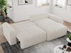 MKS Meble 'Nelson' Ecksofa mit Schlaffunktion und Bettkasten, L-form, Beige, Cord Bild 3