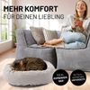 Lumaland Katzenbett Cord 60x20cm beige vakuumiert Bild 3