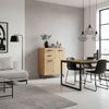Sideboard Noppen 100x80x38 cm Eicheoptik [en. casa] Bild 5