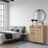 Sideboard Noppen 100x80x38 cm Eicheoptik [en. casa] Bild 5