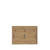 Bett >Kaszimiro< in Waterford Eiche/ Schwarz - 149,4x108,7x198,3cm (BxHxT) Bild 5
