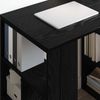 vidaXL Schreibtisch Schwarz Eichen-Optik 90 x 50 x 75 cm Holzwerkstoff 869507 Bild 4