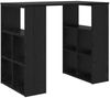 vidaXL Schreibtisch Schwarz Eichen-Optik 90 x 50 x 75 cm Holzwerkstoff 869507 Bild 2