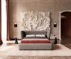 Polsterbettgestell Simea 140x200 cm Bouclé Silbergrau Bild 2