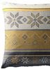 JACK Bettwäsche 135x200cm Strickmuster Braun Gelb Offwhite, Biber, 2 teilig, Norway, skandinavischer Stil Bild 3