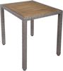 Balkonset Gartentisch Set DAKOTA 3-teilig braun inkl. Kissen Bild 2