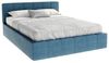 FDM Polsterbett TOPSELLER Stauraumbett MADE IN EU - aus hochwertigem Velours (verfügbar 90x200 120x200 140x200 160x200 180x200cm, Bettrahmen, Bett, Optional mit Matratze bestellbar, mit großen gepolsterten Kopfteil, mit Bettkasten zum aufklappen), Meta... Bild 4