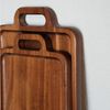 Zoha Servierplatte Serviertablett Akazienholz - Holztablett Rechteckig, Handgefertigt, Naturbelassen, Akazienholz, Pflegeleicht Bild 3