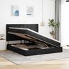 vidaXL Aufbewahrungsbett mit Matratze Schwarz 180 x 200 cm Polyester 3371798 Bild 4