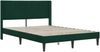 vidaXL Bettgestell mit Matratze Dunkelgrün 120 x 190 cm Samt 3414851 Bild 4