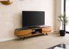 TV-Board Akazie 184x40x45 natur lackiert / Marmor schwarz MONTREAL #121 Bild 4