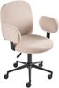 Schreibtischstuhl MORAGA Bouclé Beige Bild 5