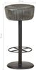 vidaXL Barhocker Grau Echtleder 321874 Bild 5