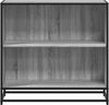 vidaXL Bücherschrank Grau Sonoma 80,5x35x76 cm Holzwerkstoff 849107 Bild 4