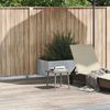 vidaXL Garten-Couchtisch Rechteckig Hellgrau 40x40x37 cm Poly Rattan 4104049 Bild 3