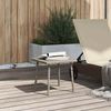 vidaXL Garten-Couchtisch Rechteckig Hellgrau 40x40x37 cm Poly Rattan 4104049 Bild 4