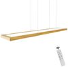 ZMH LED Pendelleuchte Holz rustikal Fernbedienung höhenverstellbar Ess- Wohnzimmer, Dimmbar, LED fest integriert, kaltweiß, Tageslichtweiß, warmweiß Bild 5