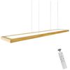 ZMH LED Pendelleuchte Holz rustikal Fernbedienung höhenverstellbar Ess- Wohnzimmer, Dimmbar, LED fest integriert, kaltweiß, Tageslichtweiß, warmweiß Bild 4