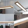 ZMH LED Pendelleuchte Holz rustikal Fernbedienung höhenverstellbar Ess- Wohnzimmer, Dimmbar, LED fest integriert, kaltweiß, Tageslichtweiß, warmweiß Bild 3