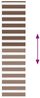 vidaXL Doppelrollo Braun 65x200 cm Stoffbreite 60,9 cm Polyester 4014358 Bild 5