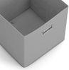 Aufbewahrungsbox mit Griff, Vlies - Grau Bild 2