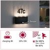 Solar LED Hausnummernleuchte Neda Bewegungsmelder IP44 3000K 27lm Anthrazit Bild 5