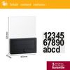 Solar LED Hausnummernleuchte Neda Bewegungsmelder IP44 3000K 27lm Anthrazit Bild 4