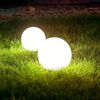 s.luce Globe pro langlebige Garten Außenkugel Weiß Weiß Ø 50cm Bild 2