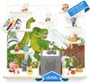 stadtecken Kinderregal Dinosaurier, Regal für die Toniebox und ca. 50 Tonies Bild 5
