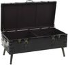 vidaXL Couchtisch, MDF und Stahl Schwarz, 102 x 51 x 48 cm Bild 5