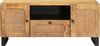 vidaXL TV-Schränk mit Speicher Braun 105 x 33 x 46 cm Massivholz Mango 4018058 Bild 3
