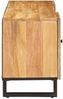 vidaXL TV-Schränk mit Speicher Braun 105 x 33 x 46 cm Massivholz Mango 4018058 Bild 4