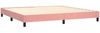 Boxspringbett Rosa 200x200 cm Samt [3120795] Bild 4