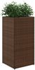 vidaXL Pflanzkübel 2 Stk. Braun 40x40x80 cm Poly Rattan 3210520 Bild 4