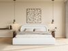 Selsey 'Ruvi' Polsterbett mit Lattenrost und Stauraum, creme, 160x200 cm Bild 3